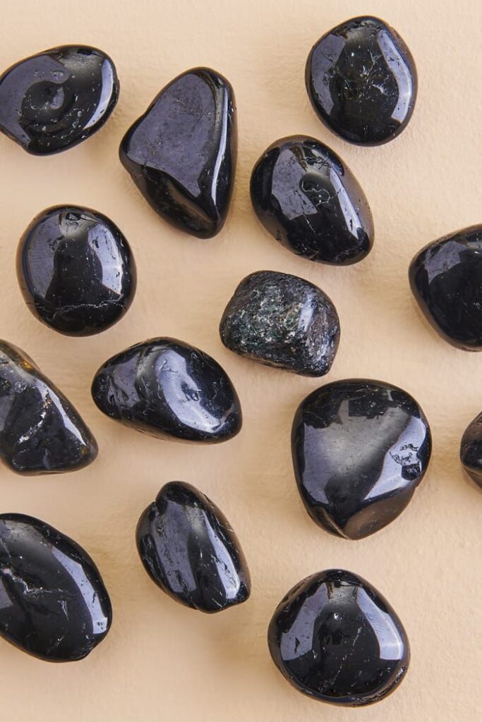 black tourmaline gemstone